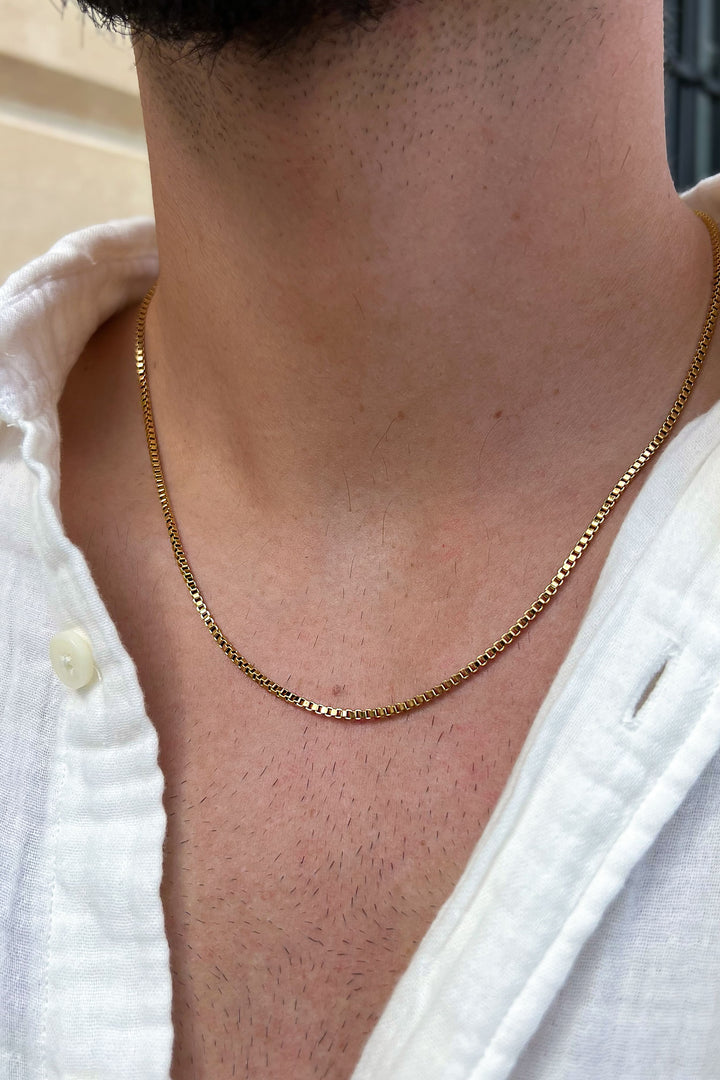 box necklace