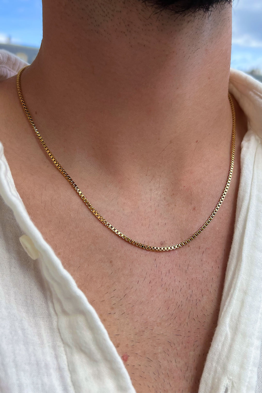 box necklace