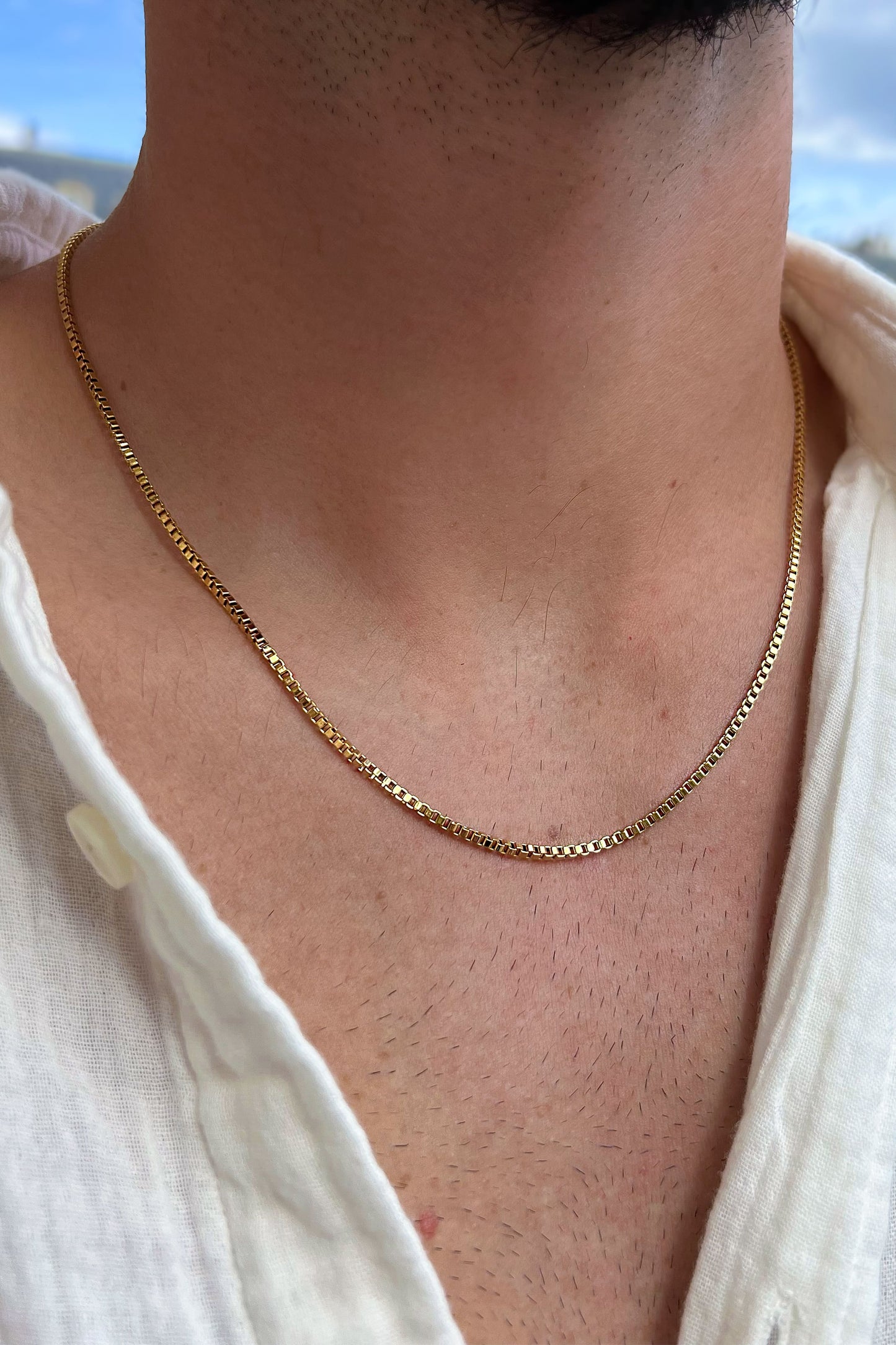 box necklace