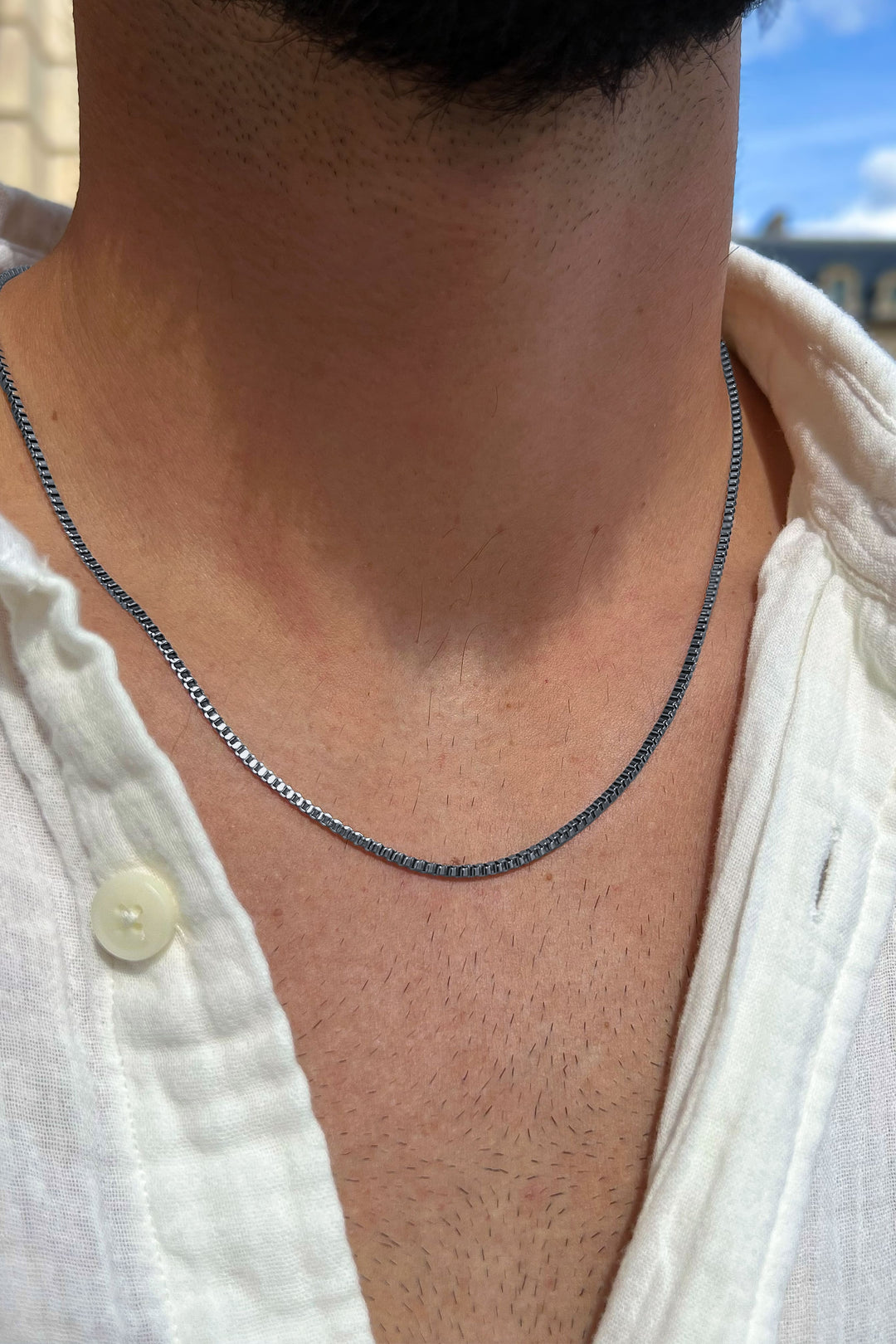 box necklace